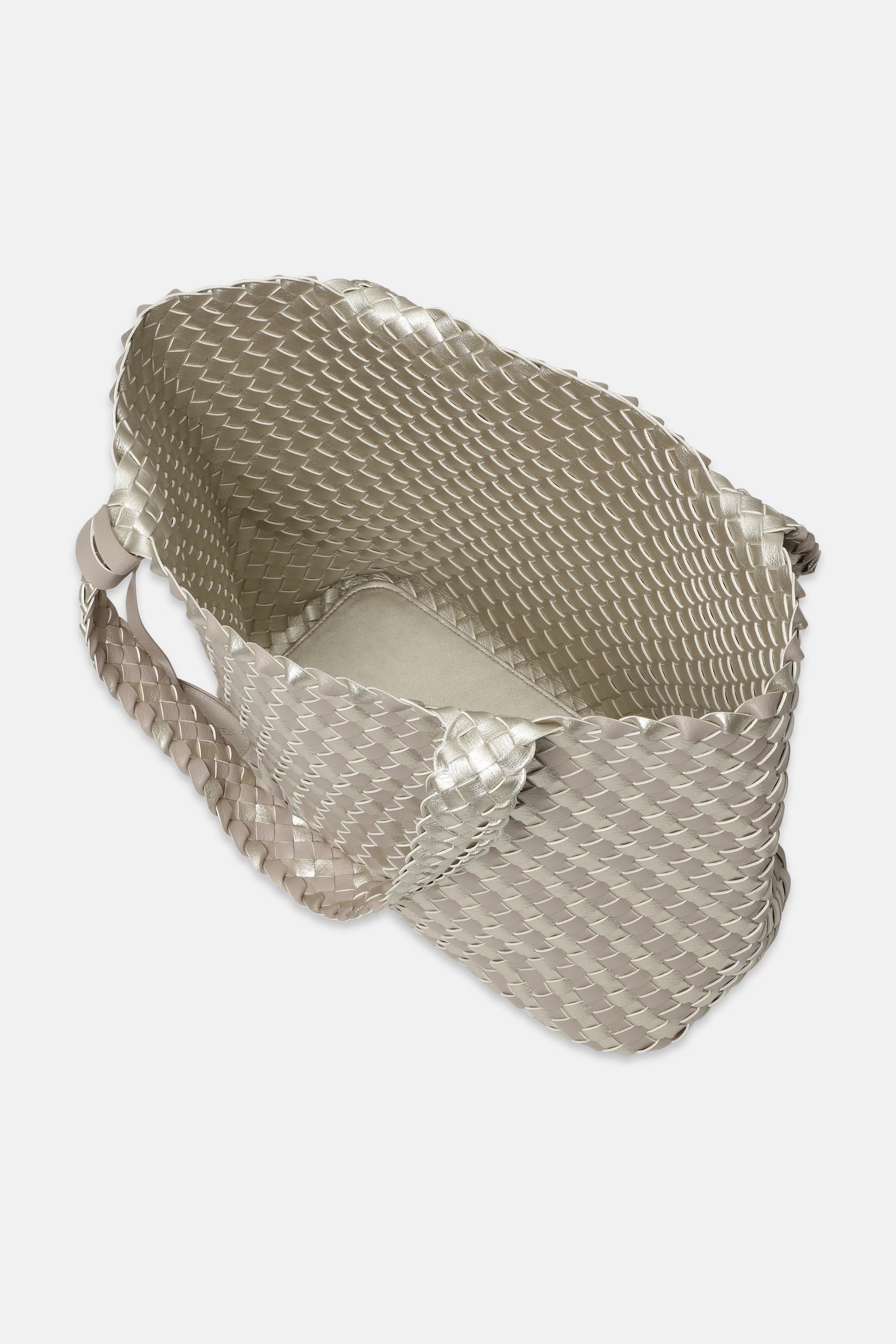 Tote Bag Flätad - Atmosphere Platin